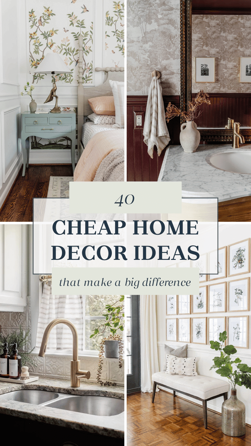 cheap decor ideas that make a big impact under $100