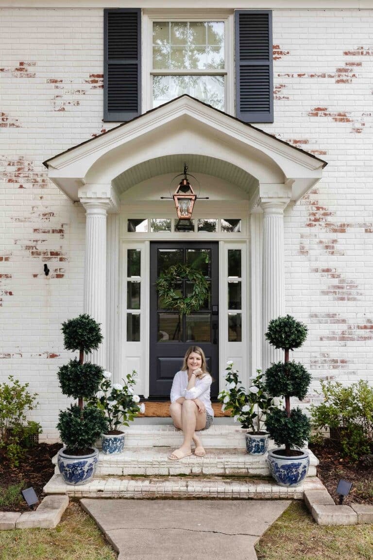 Our Colonial Front Door Makeover With Charleston Style Decor