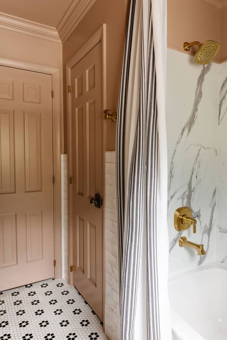 Behr Postmodern Mauve bathroom walls