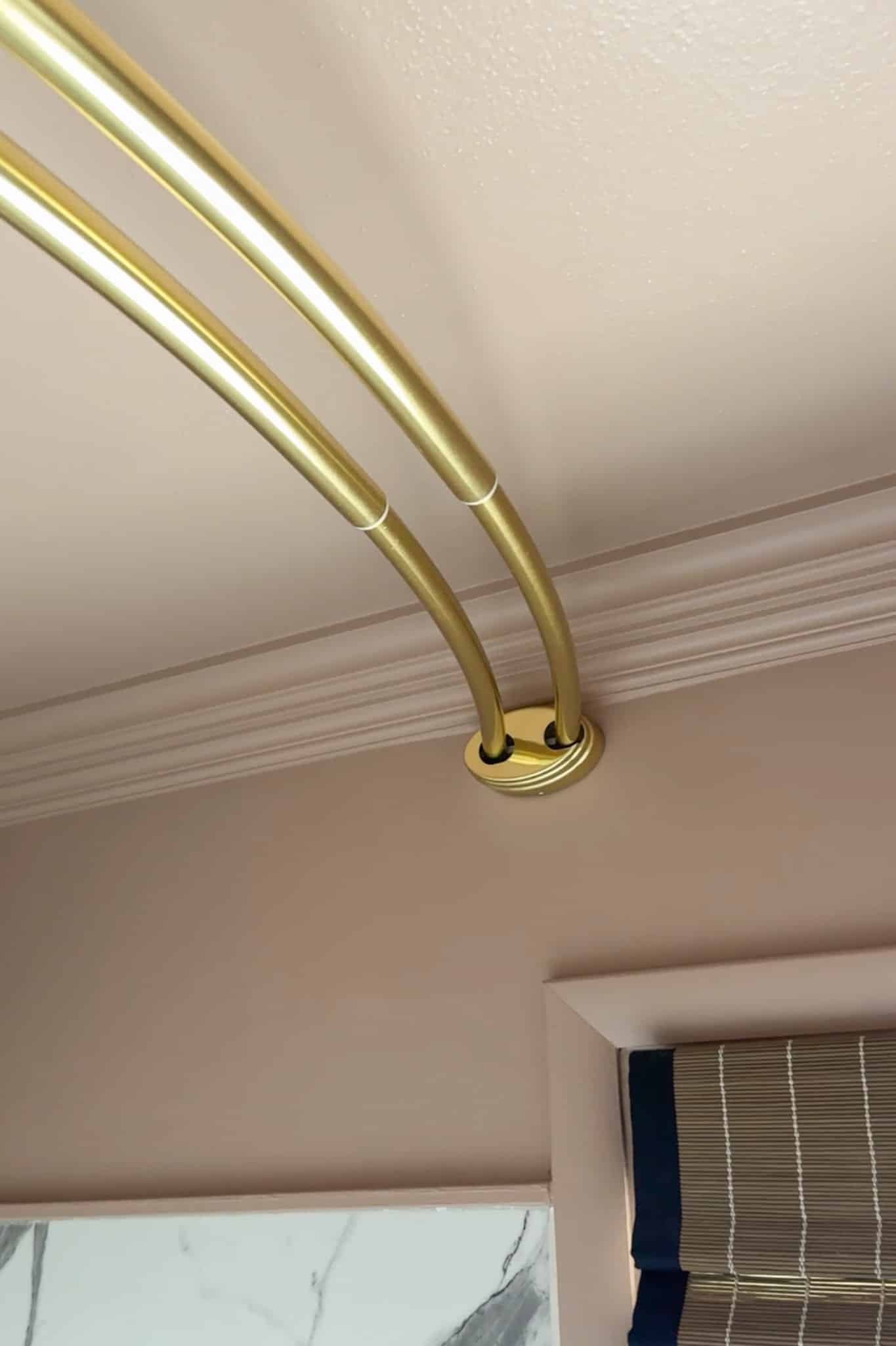 double shower curtain rod