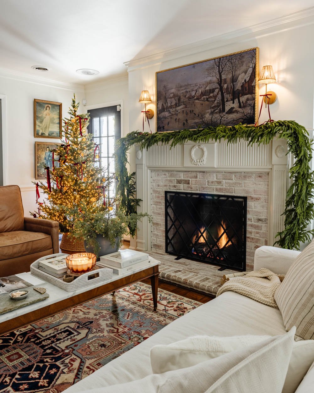 traditional ornate fireplace molding