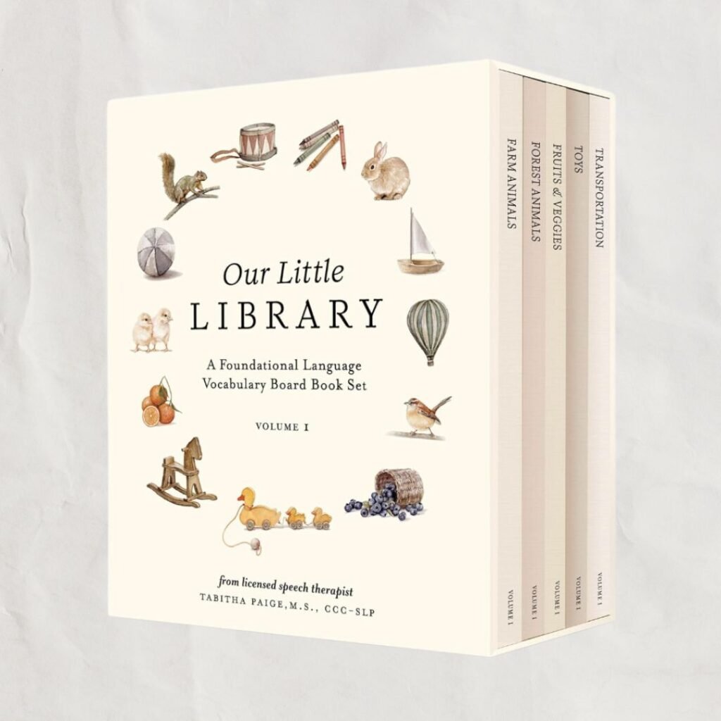 gift idea for babies library book set