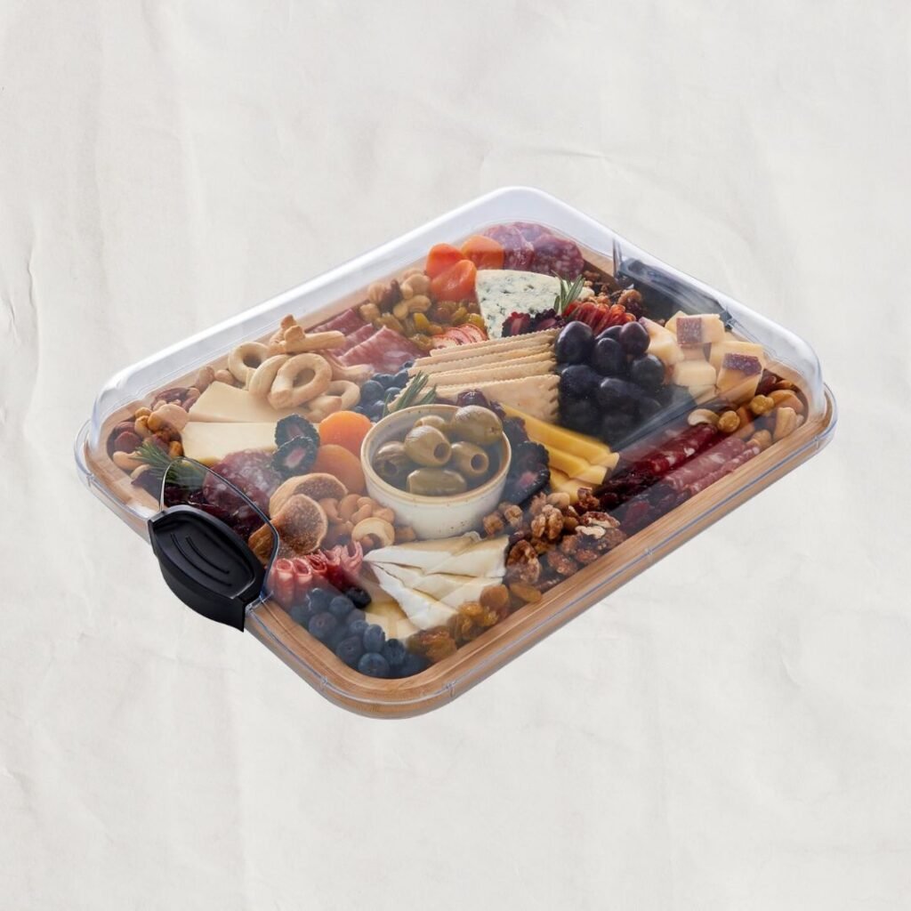 gift idea for hosts charcuterie board with cover