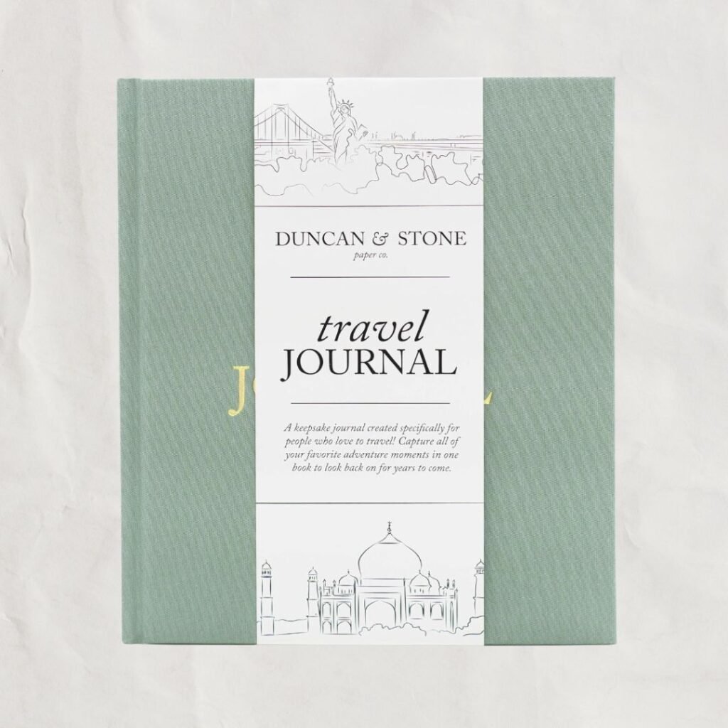 gift idea for grandparents and parents travel journal