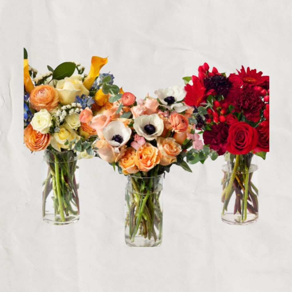 gift idea for grandparents and parents flower subscription