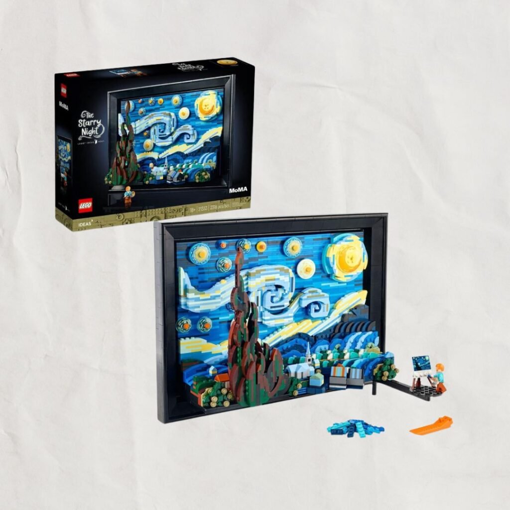gift idea for grandparents and parents lego art