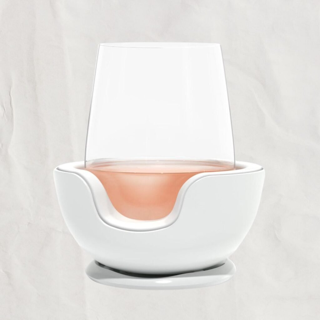 gift idea for grandparents and parents wine glass cooler