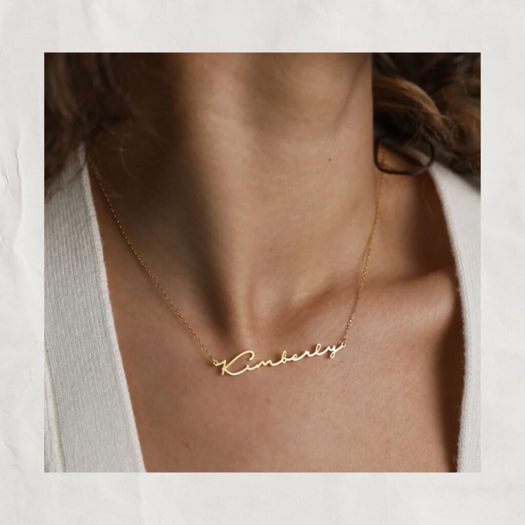 gift idea for her name necklace