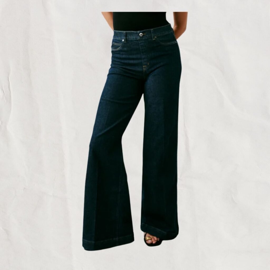gift idea for her spanx wide leg jeans