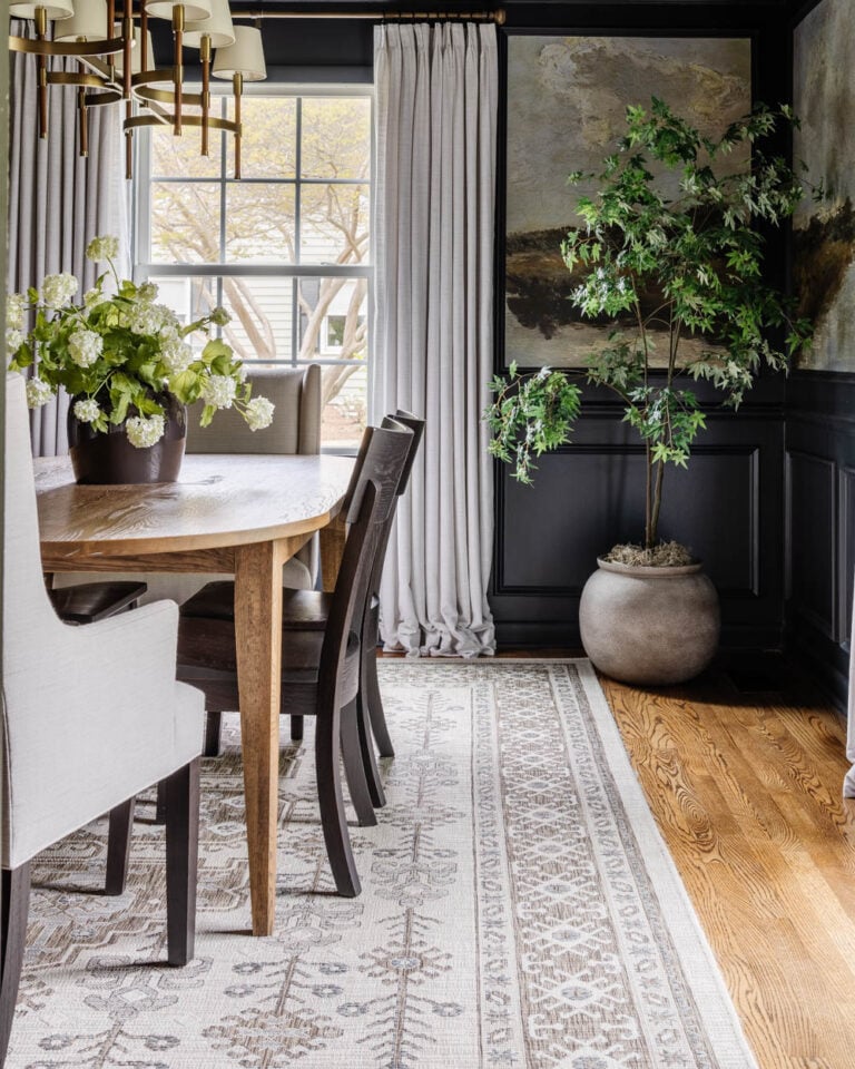 The Dining Table Rug Trick I Swear By