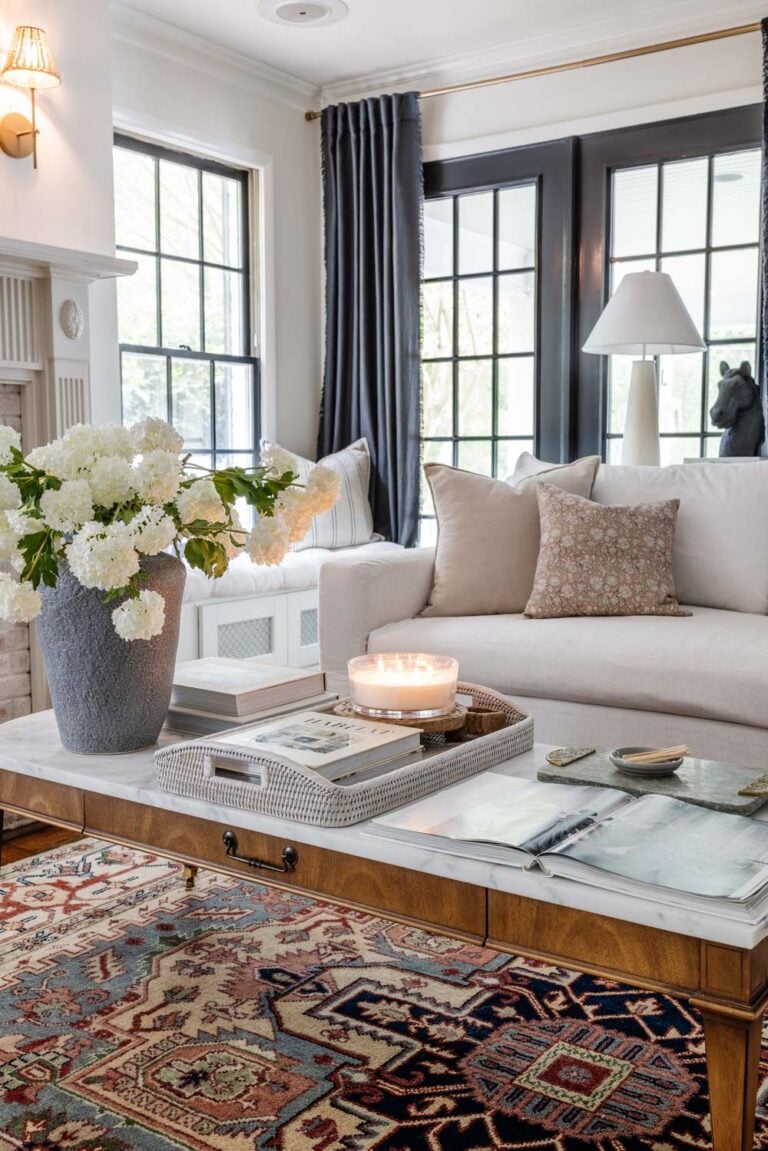 timeless furniture in a living room