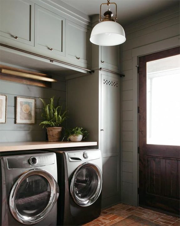 laundry room cabinets with cutouts