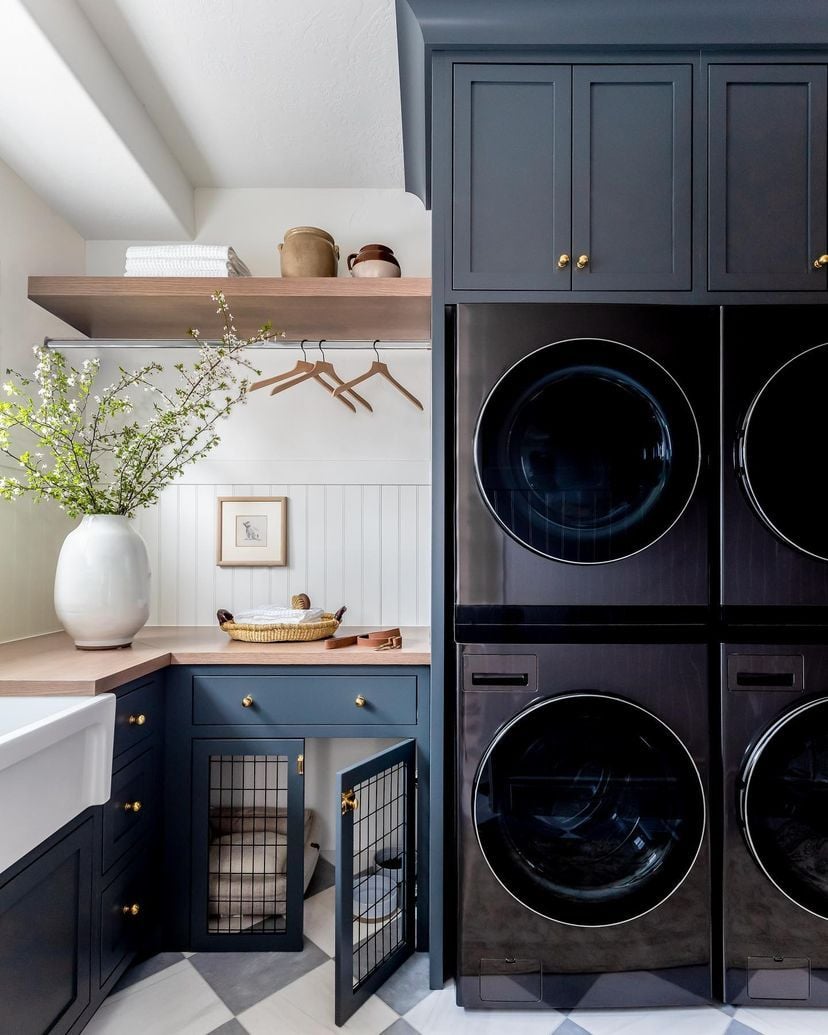 laundry dog kennel