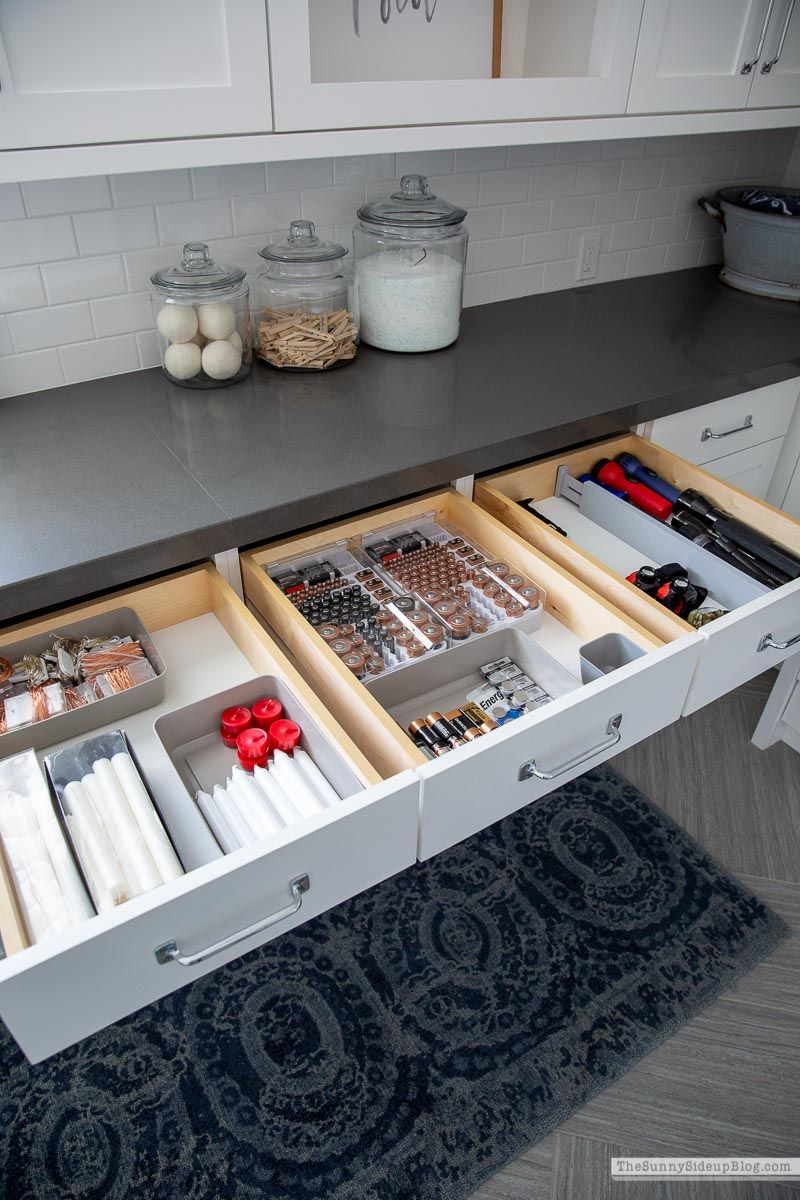 laundry room drawers