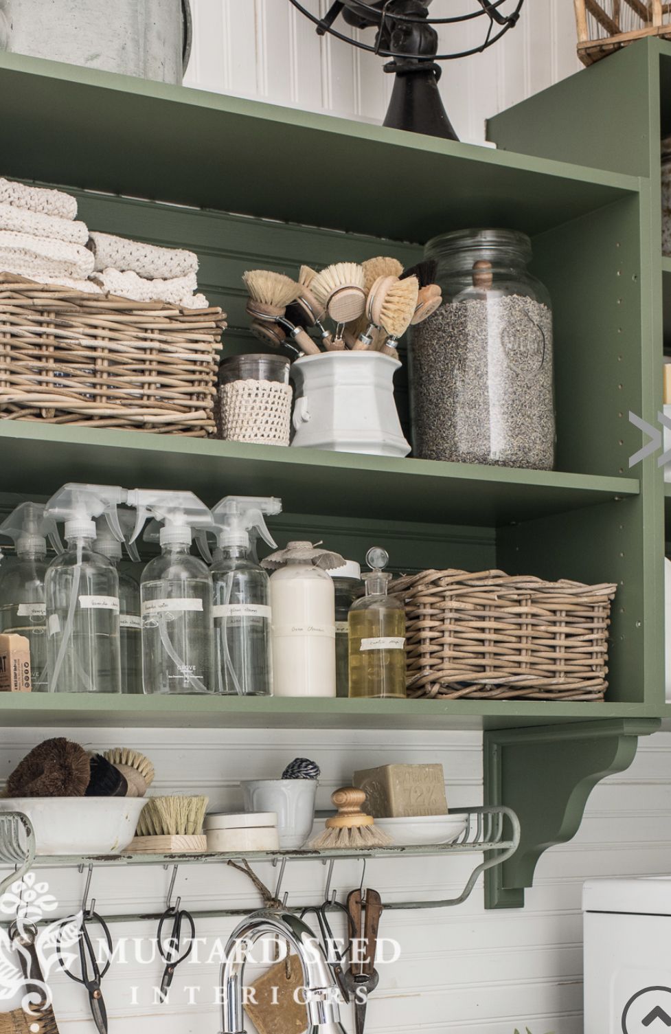 laundry room shelves