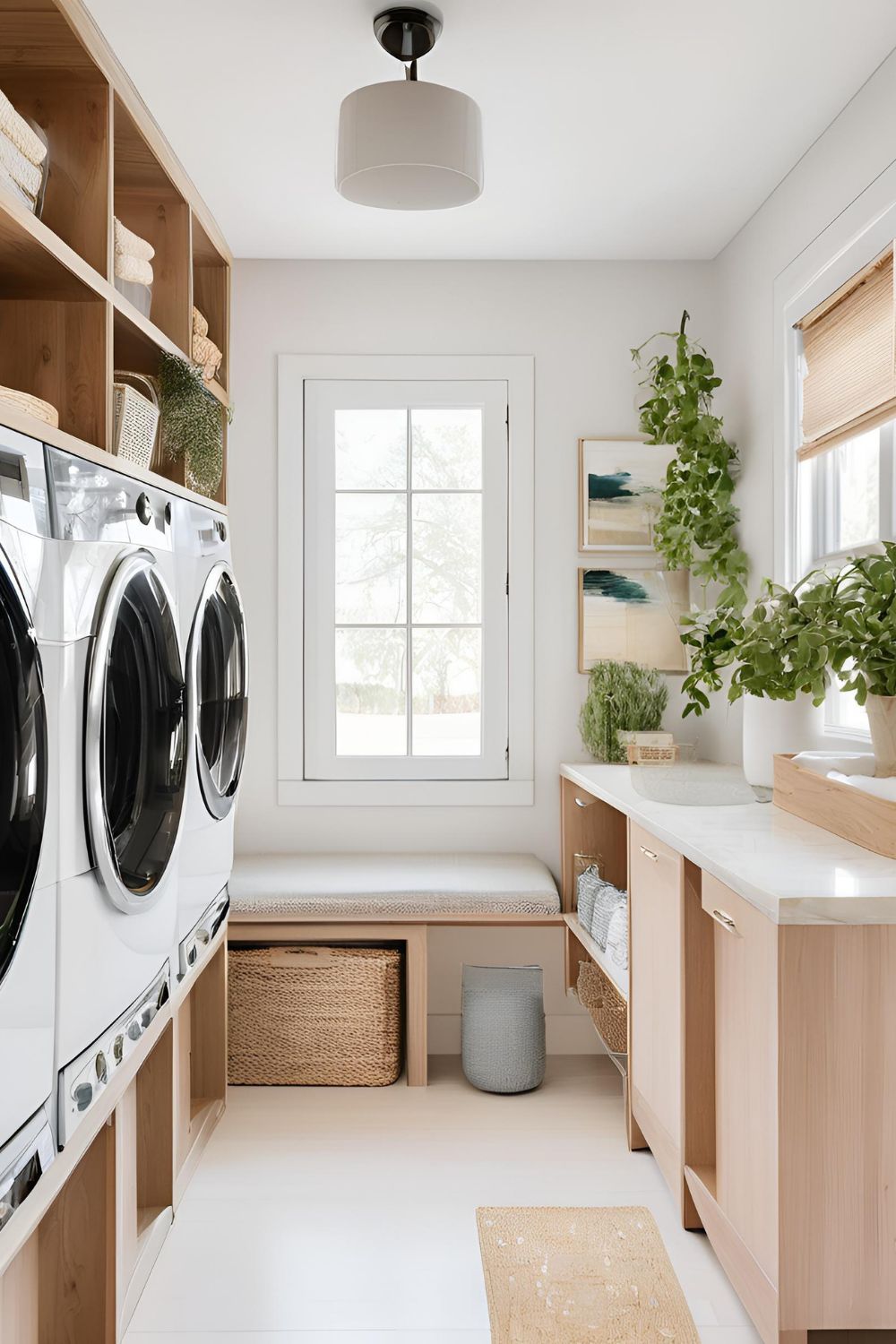 laundry waist level washer dryer