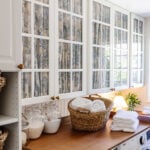 No Sew DIY Fabric Cabinet Doors That Hide Clutter in Style