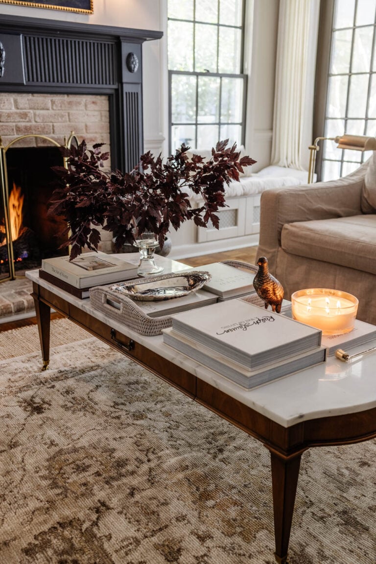 timeless coffee table decor