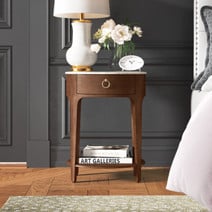slim bedside table