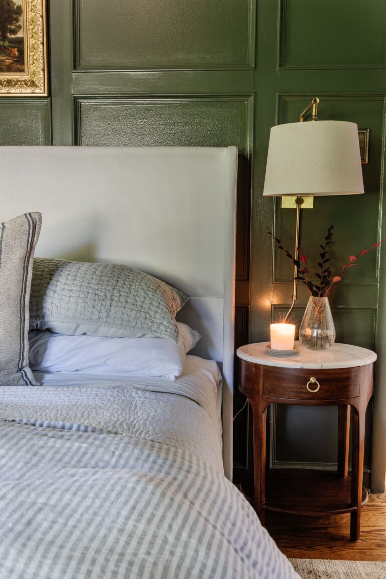 slim bedside table nightstand