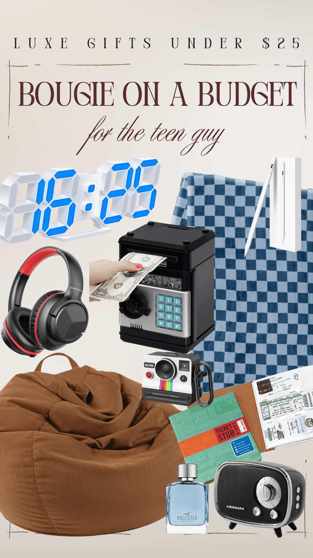 cheap gift ideas under $25 teen boys guys big kids preteen tween