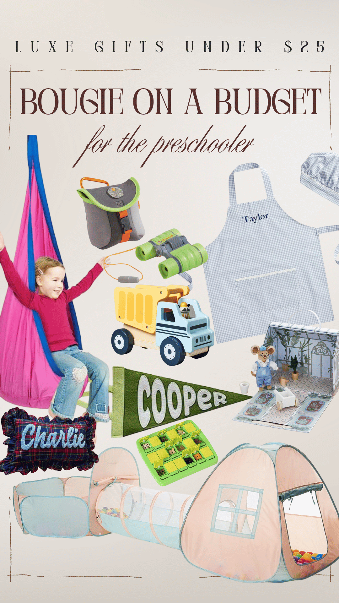 cheap gift ideas under $25 preschool little kids boys girls