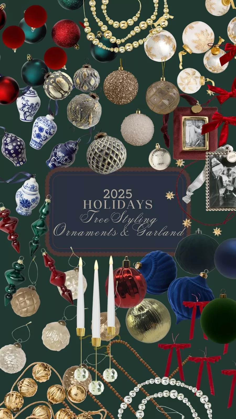 classic vintage christmas ornaments