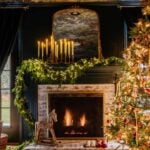 modern traditional cozy Christmas home decor tour