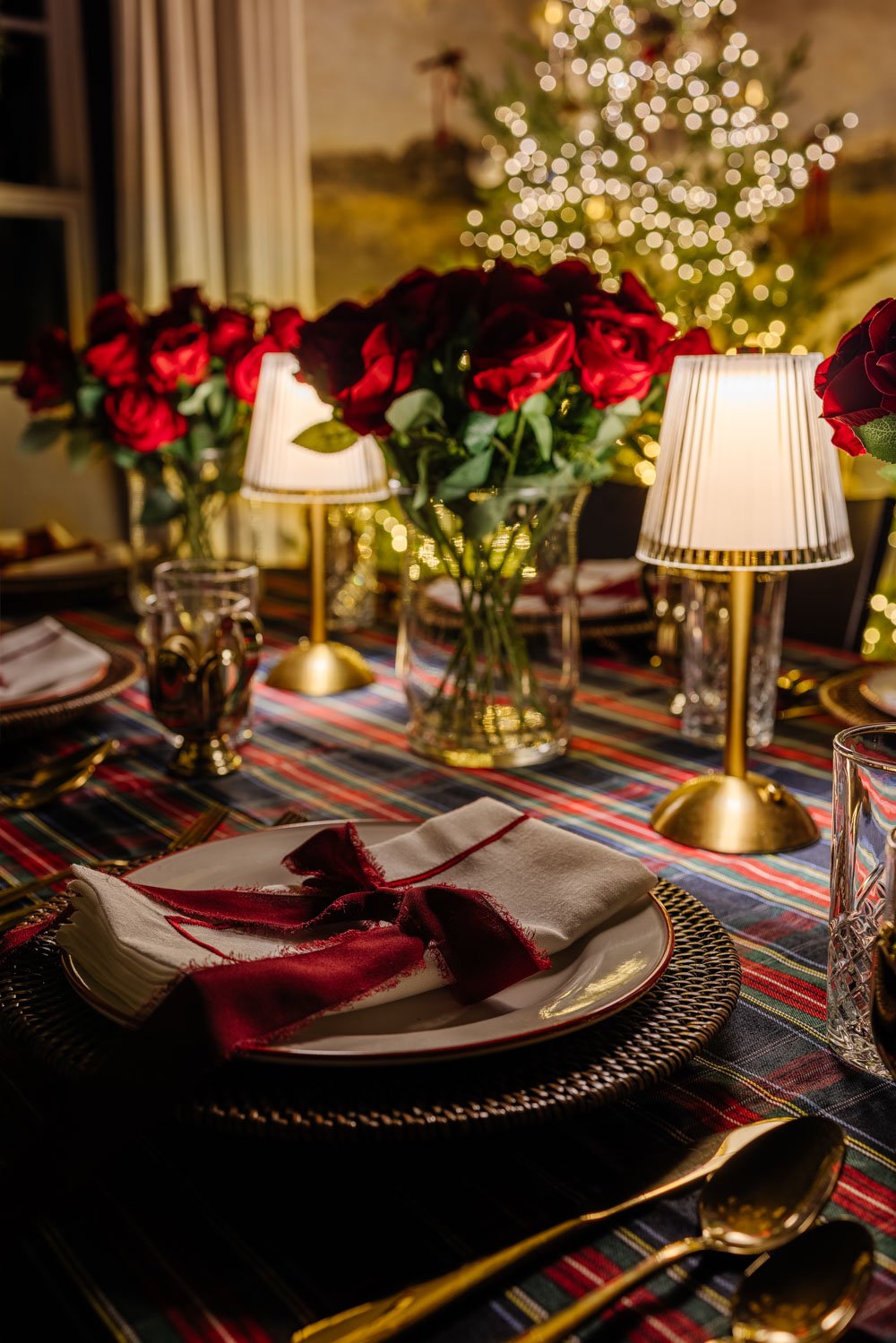 modern traditional candlelight christmas home tour