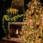 modern traditional candlelight christmas home tour