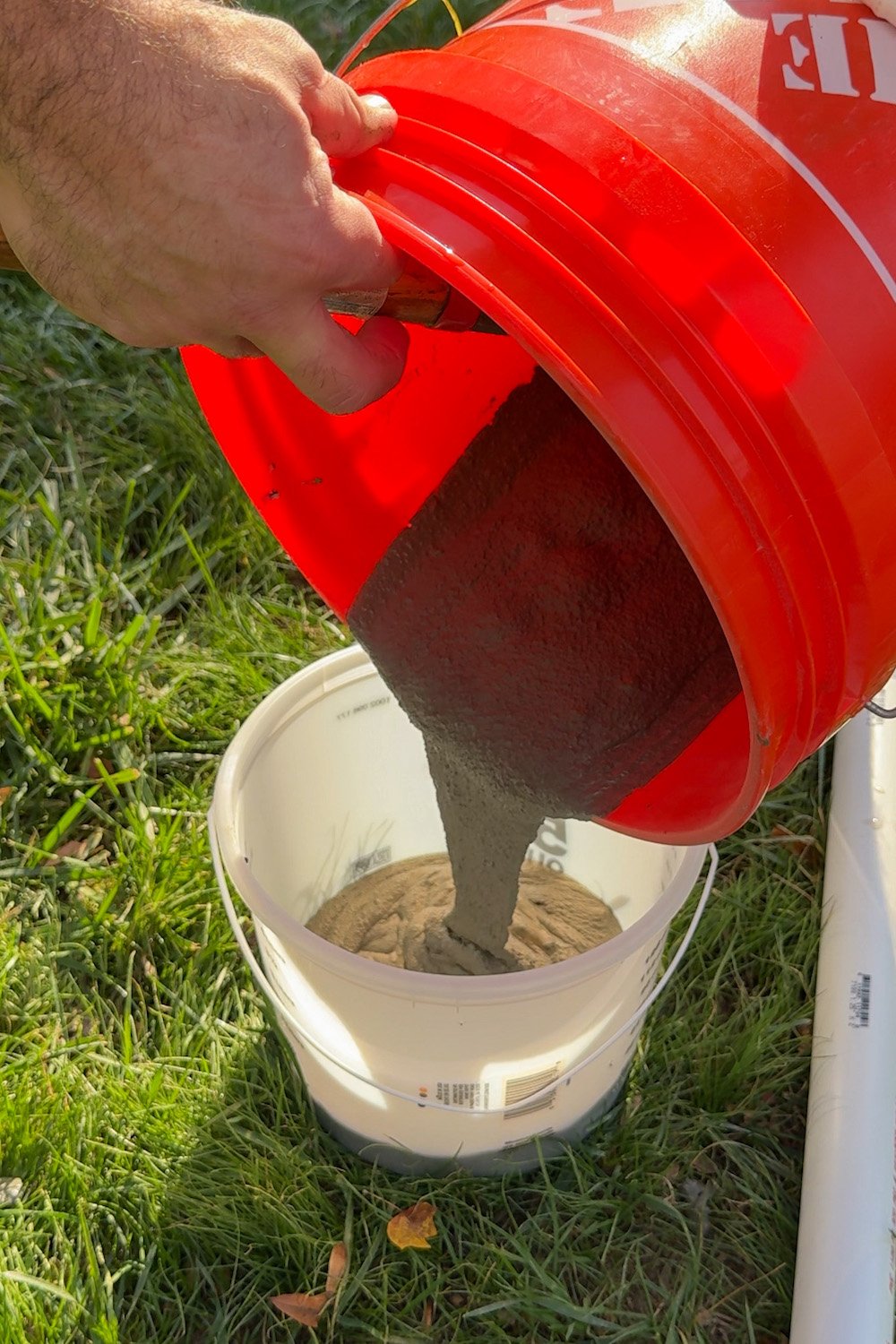 diy christmas tree stand planter pot