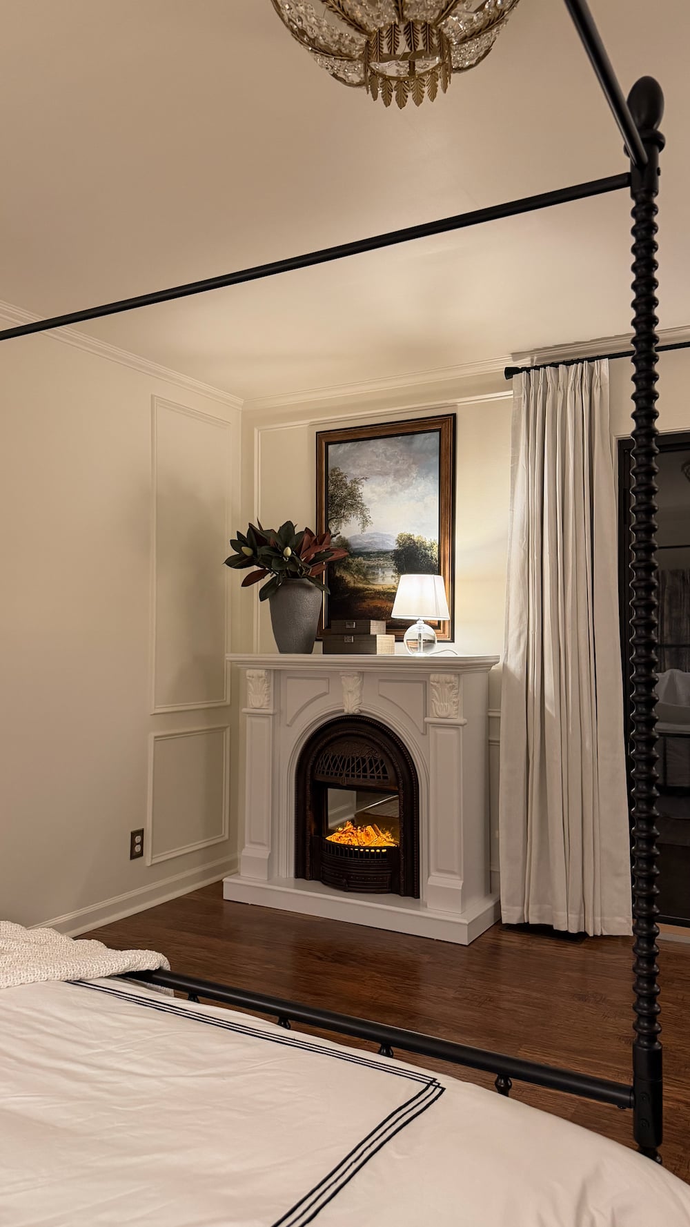french electric fireplace