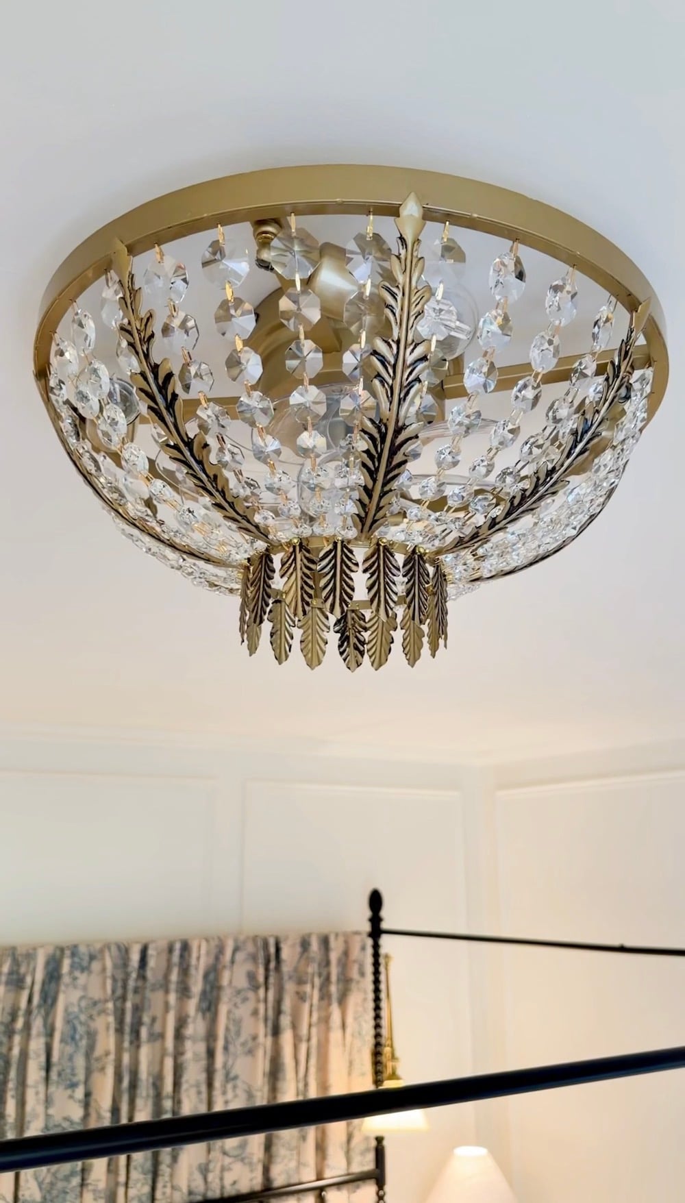 crystal ceiling fan