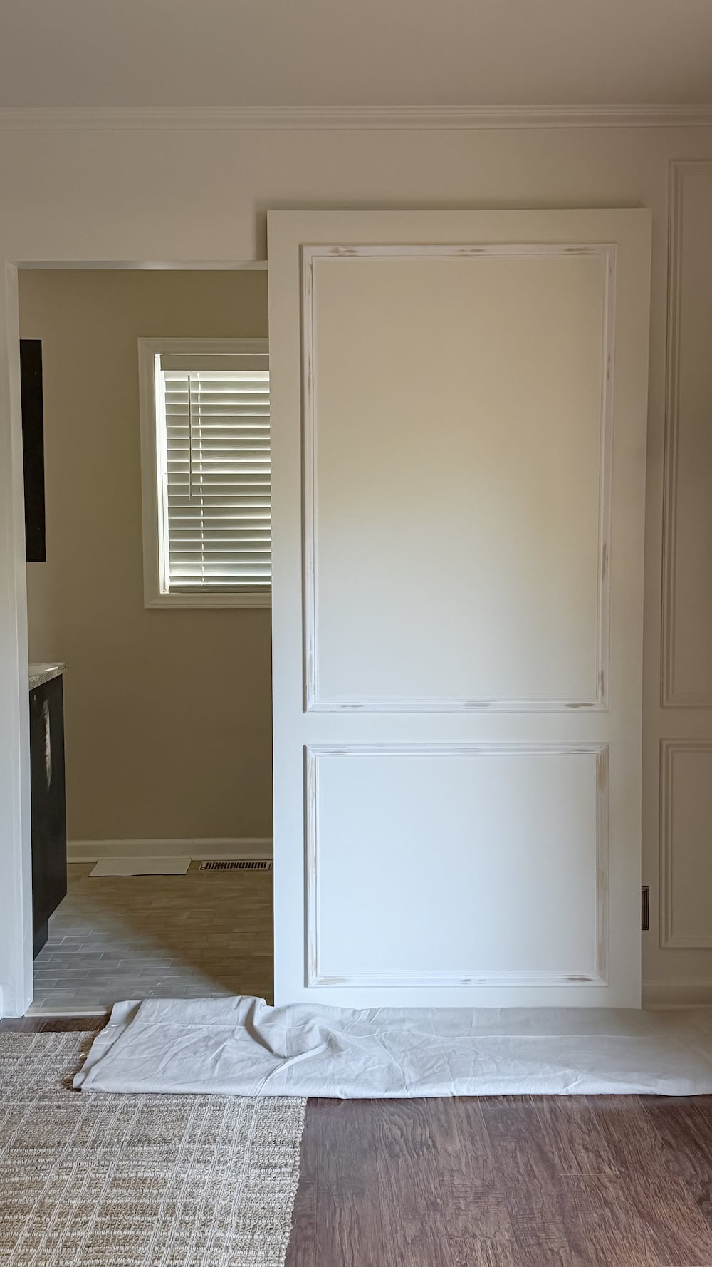 modern traditional barn door alternative