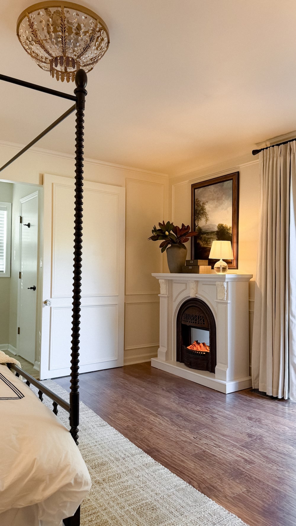 modern traditional barn door alternative