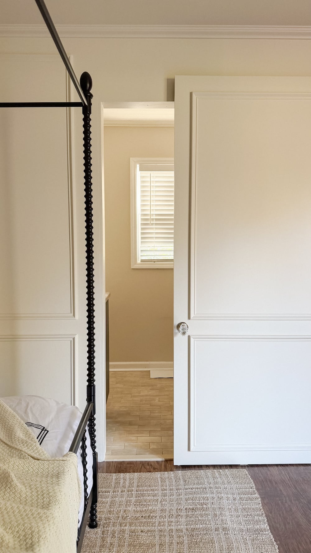 modern traditional barn door alternative
