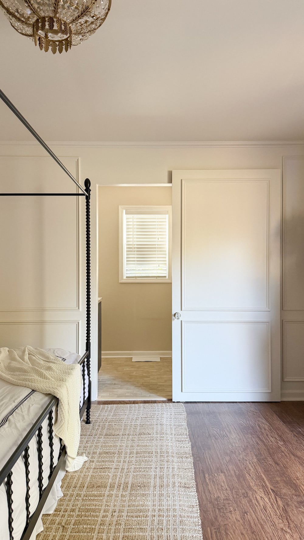 modern traditional barn door alternative